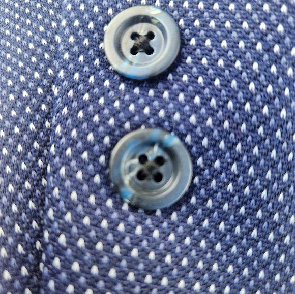 HART SCHAFFNER & MARKS WALLACHS Navy Knit Sports Coat, Blazer SIZE 40 VINTAGE - Picture 14 of 14